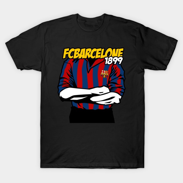 VISCA BARCA T-Shirt by lounesartdessin